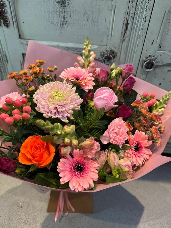 Flowers delivered to customer