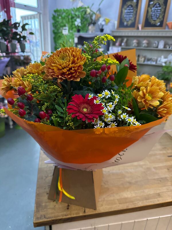 Flowers delivered to customer