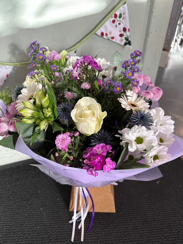 Flowers delivered to customer