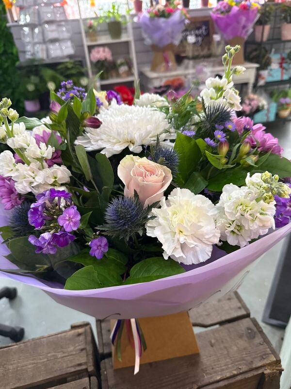 Flowers delivered to customer