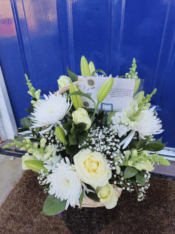 Flowers delivered to customer