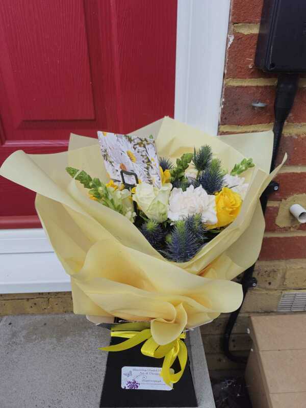 Flowers delivered to customer