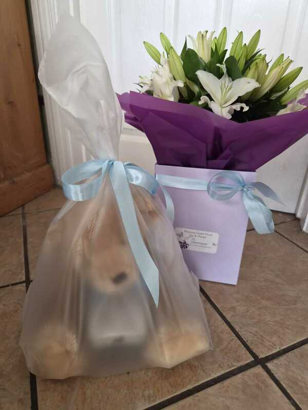 Flowers delivered to customer