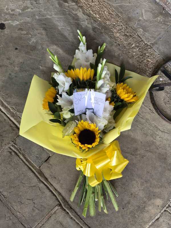 Flowers delivered to customer
