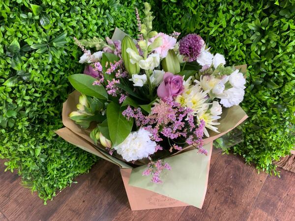 Flowers delivered to customer