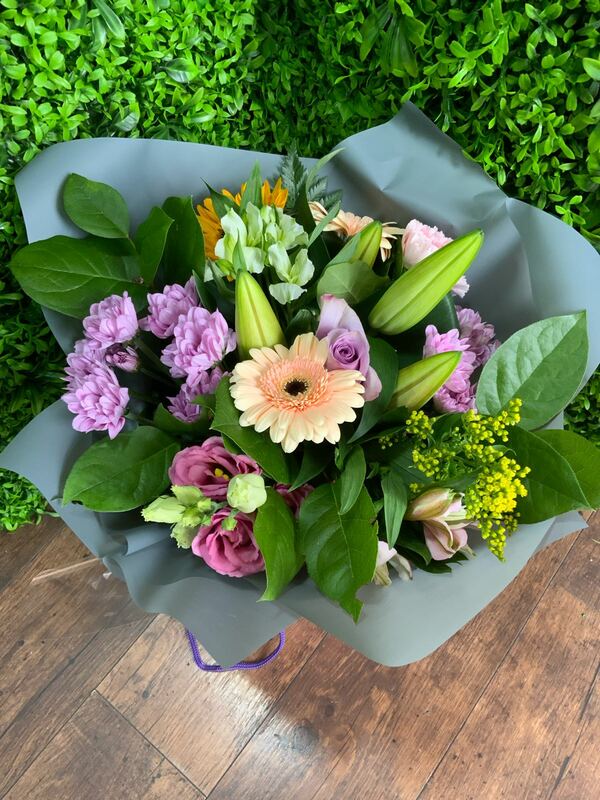 Flowers delivered to customer