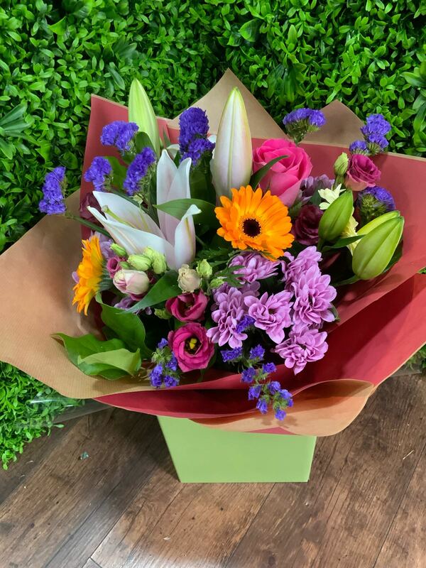Flowers delivered to customer
