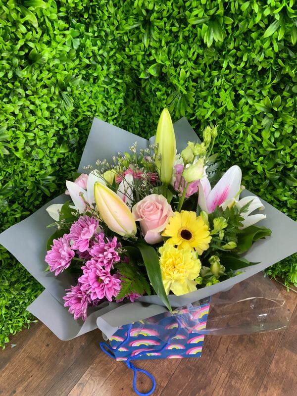 Flowers delivered to customer