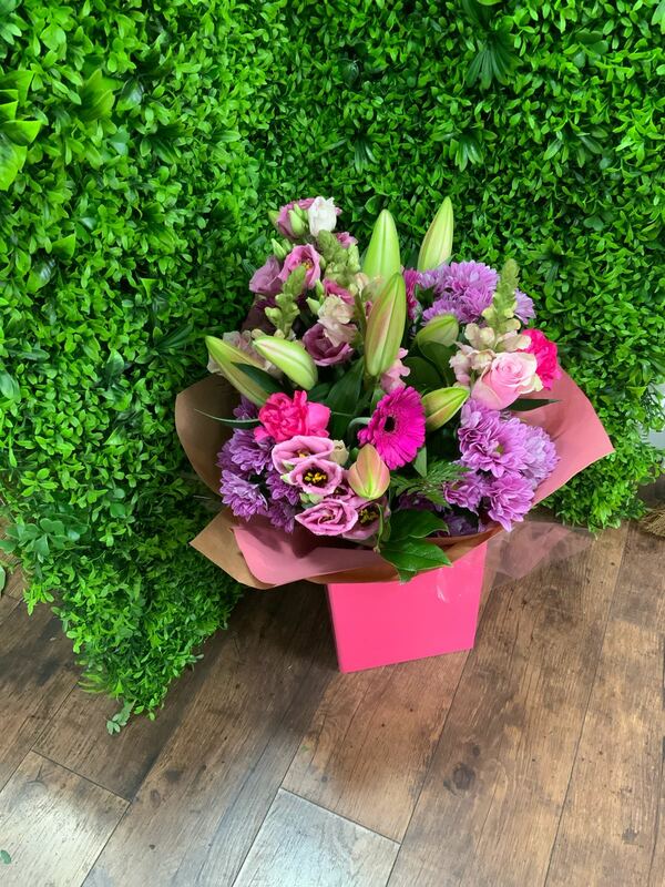 Flowers delivered to customer