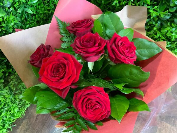 Flowers delivered to customer
