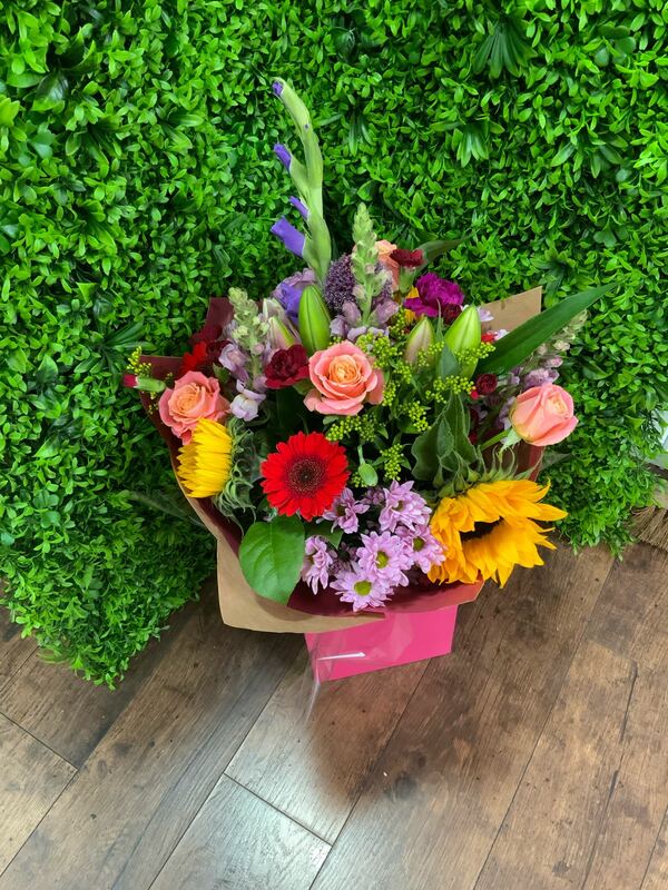 Flowers delivered to customer