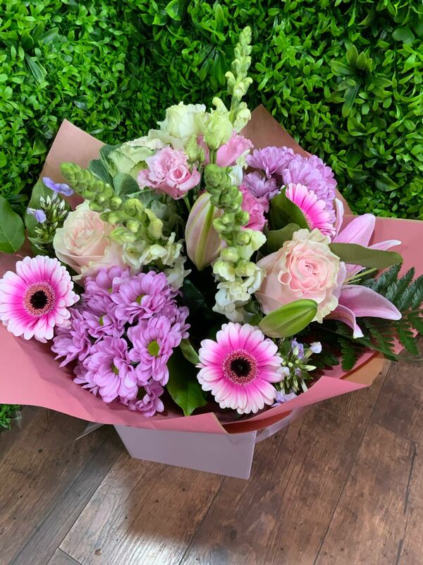 Flowers delivered to customer