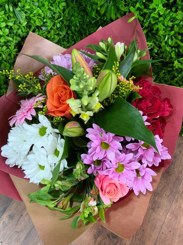 Flowers delivered to customer