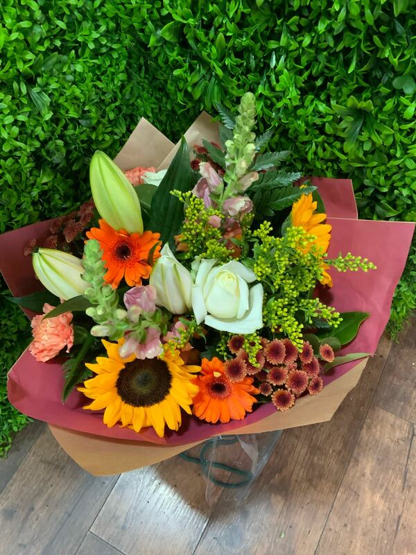 Flowers delivered to customer