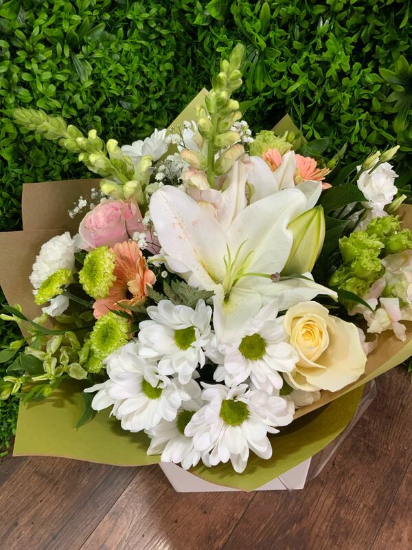 Flowers delivered to customer