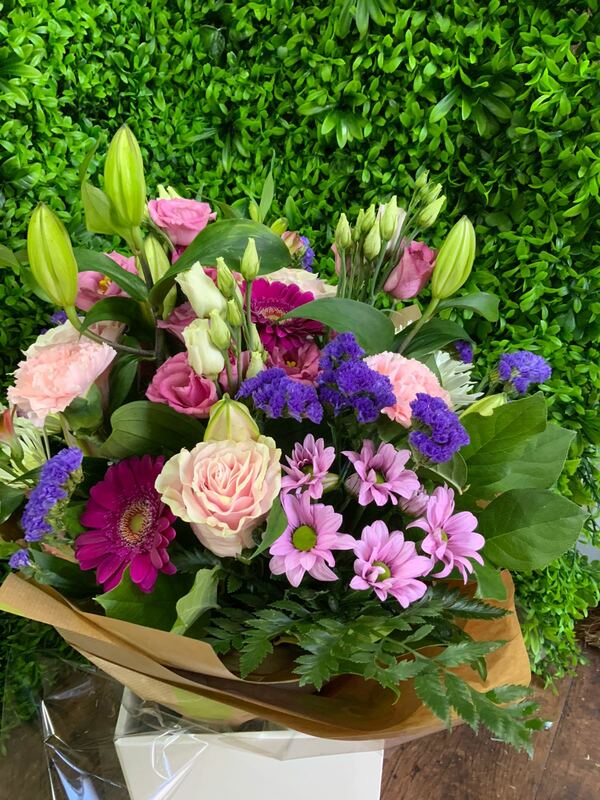 Flowers delivered to customer