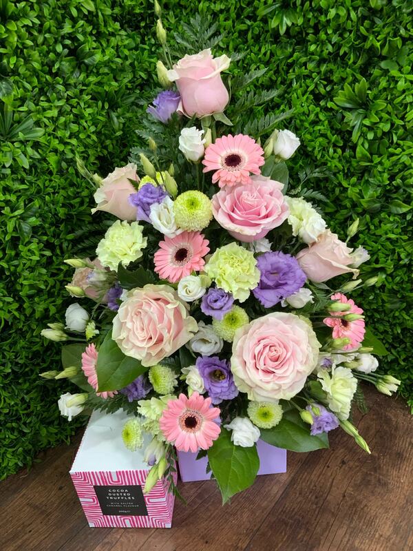 Flowers delivered to customer