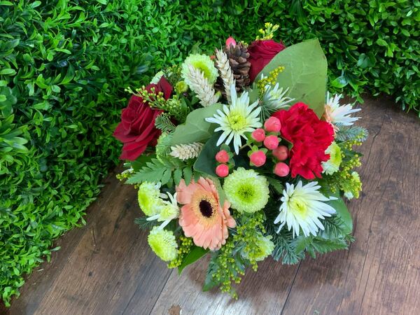 Flowers delivered to customer