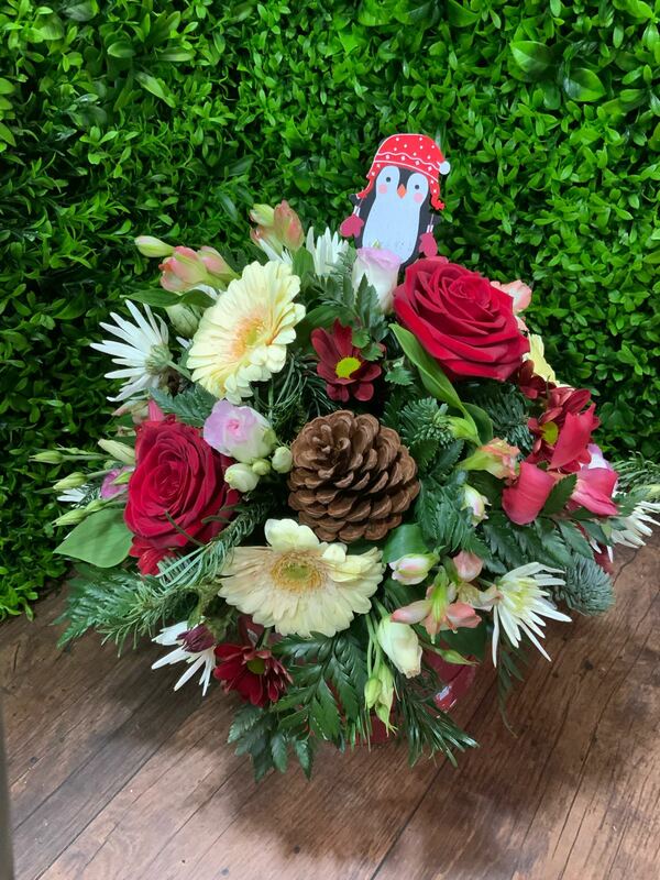 Flowers delivered to customer