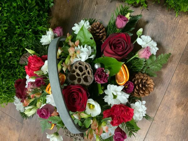 Flowers delivered to customer