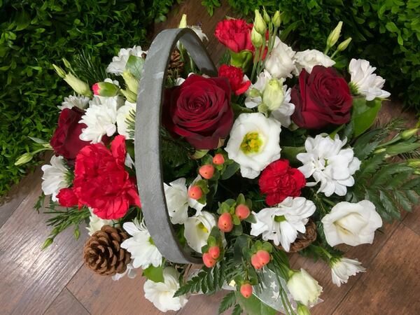 Flowers delivered to customer