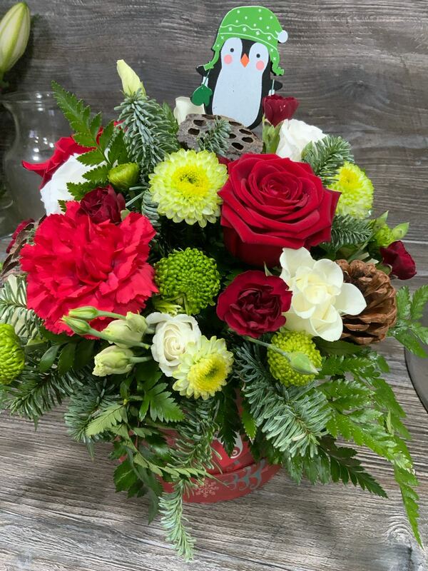 Flowers delivered to customer