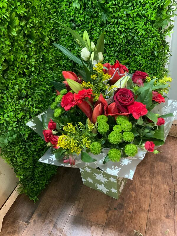 Flowers delivered to customer