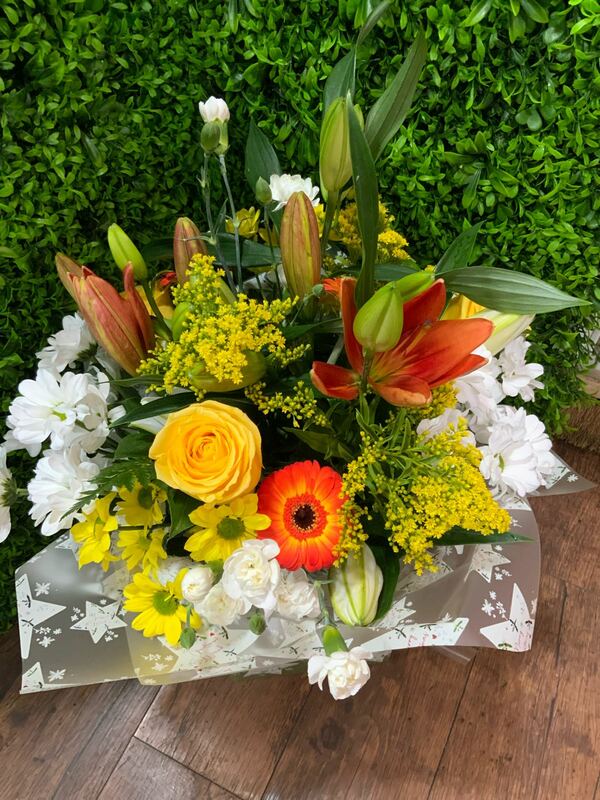 Flowers delivered to customer
