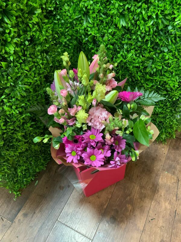 Flowers delivered to customer
