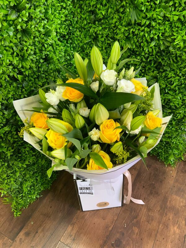 Flowers delivered to customer