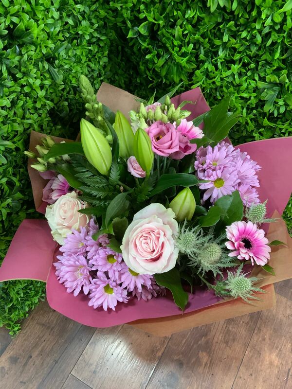 Flowers delivered to customer