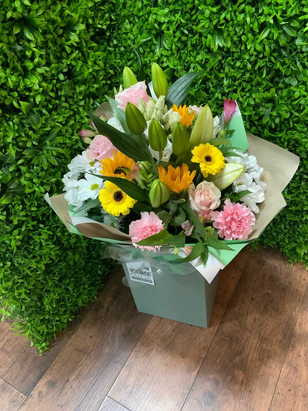 Flowers delivered to customer