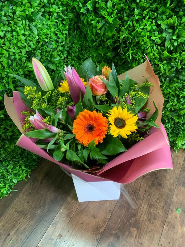 Flowers delivered to customer