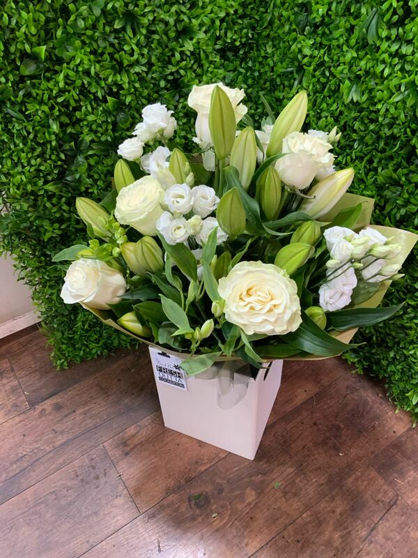 Flowers delivered to customer