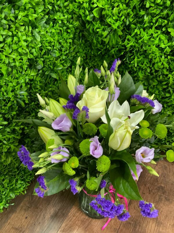 Flowers delivered to customer