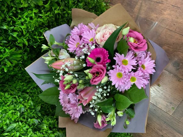 Flowers delivered to customer