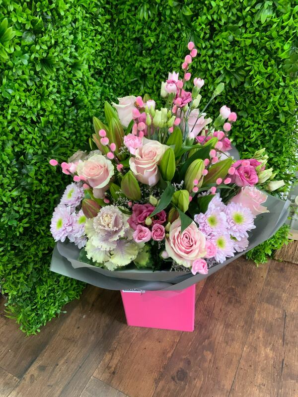 Flowers delivered to customer