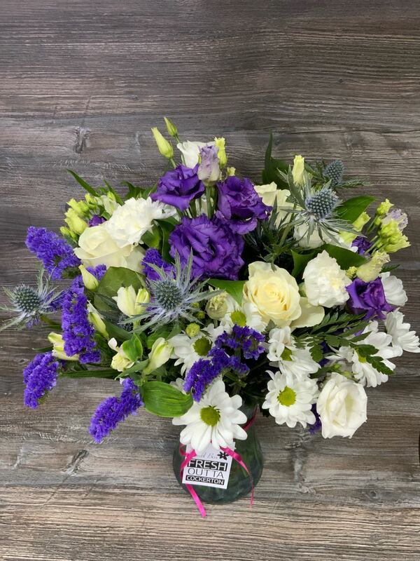 Flowers delivered to customer