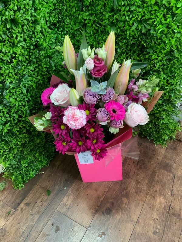 Flowers delivered to customer