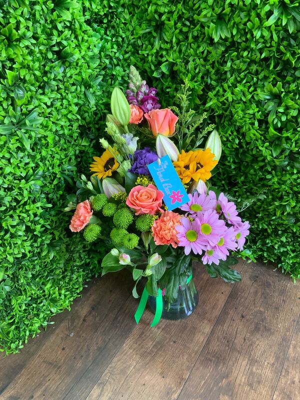 Flowers delivered to customer