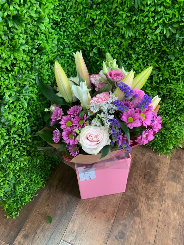 Flowers delivered to customer
