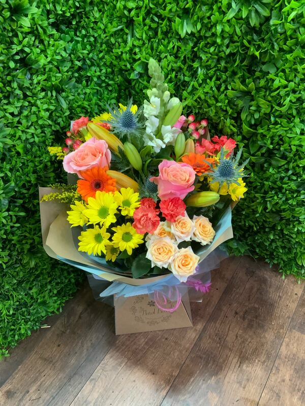 Flowers delivered to customer