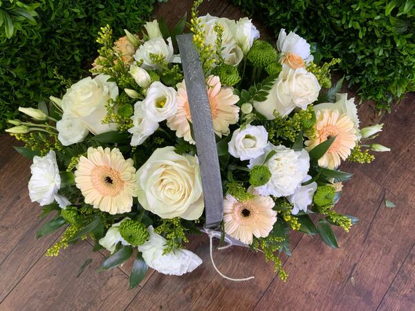 Flowers delivered to customer