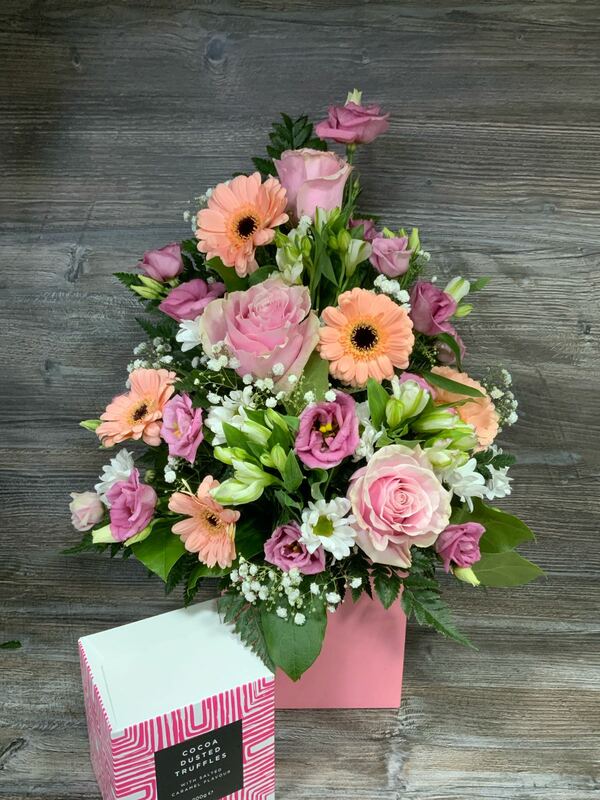 Flowers delivered to customer