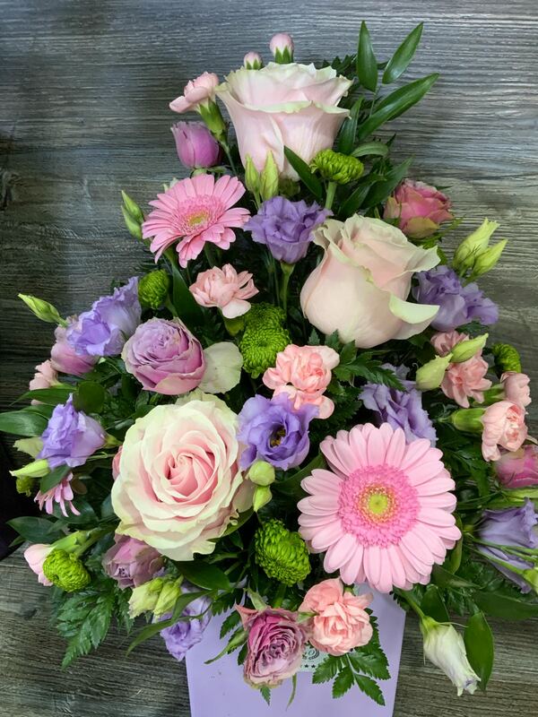 Flowers delivered to customer