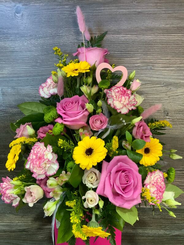 Flowers delivered to customer