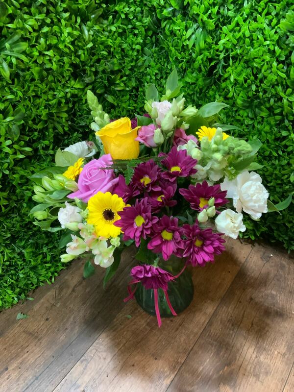 Flowers delivered to customer