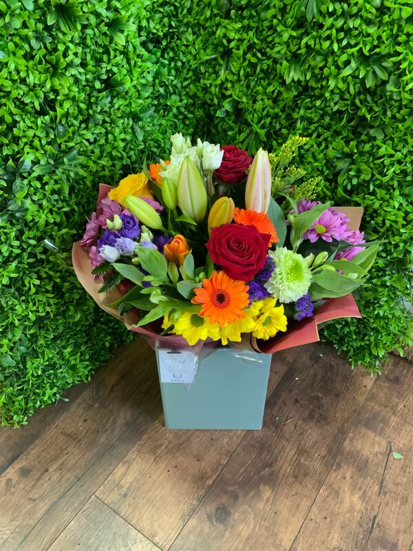 Flowers delivered to customer
