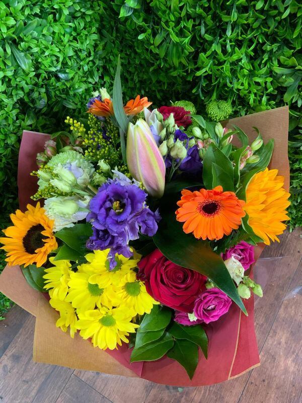 Flowers delivered to customer