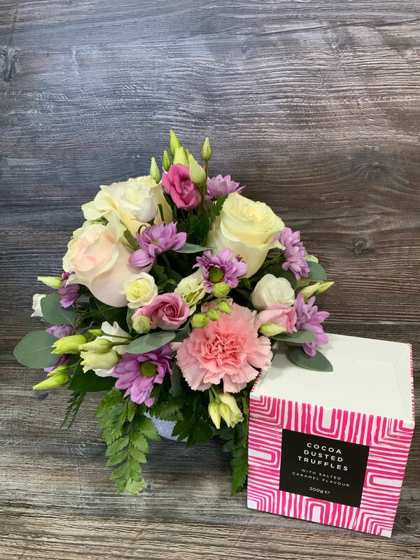 Flowers delivered to customer